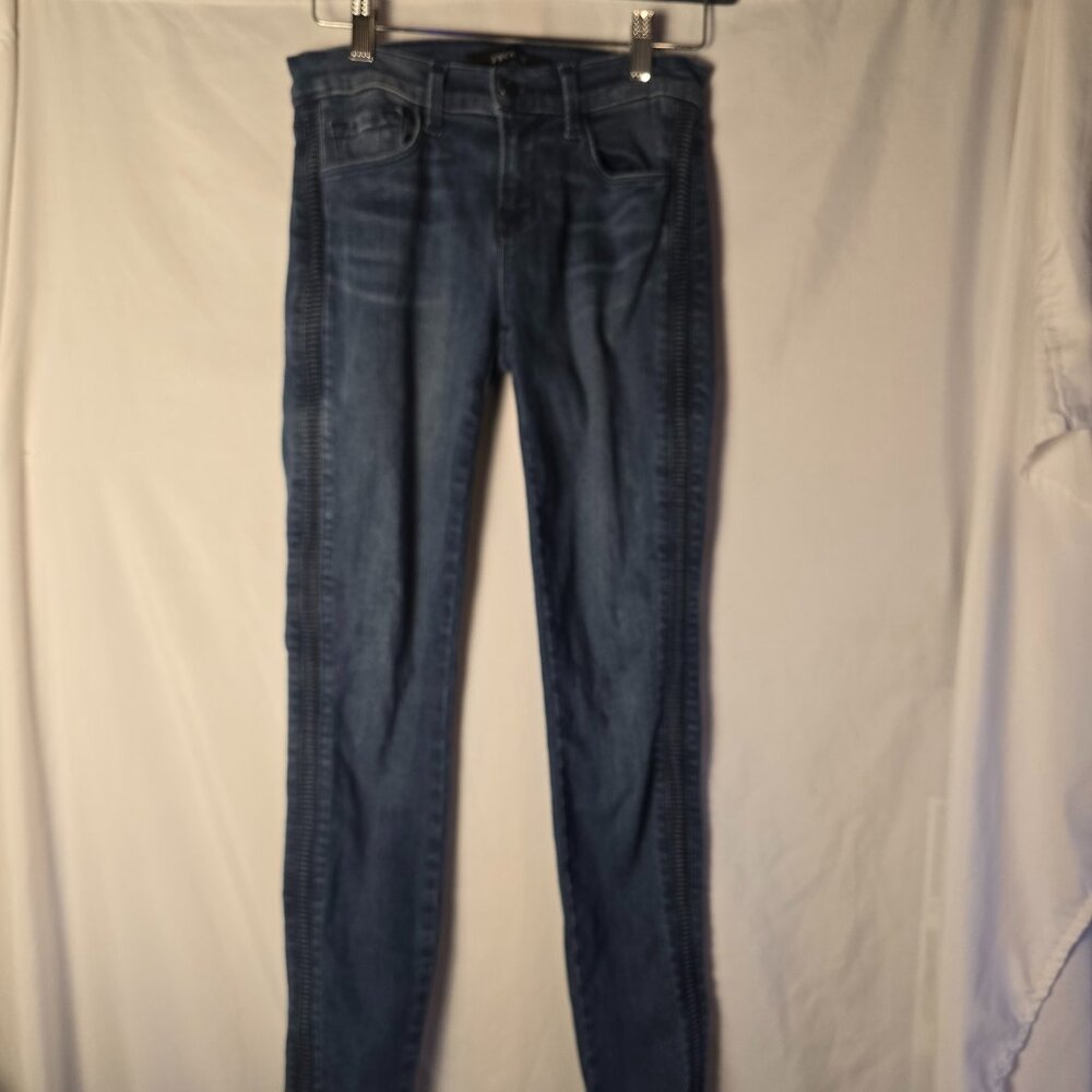 J Brand Liberty Mid Wash Blue Skinny Jeans